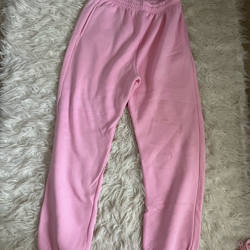 PrettyLittleThing Pink Sweatpants Cozy Joggers
